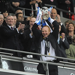 Birmingham City FC: Alex McLeish Celebrates Carling Cup Victory at Wembley