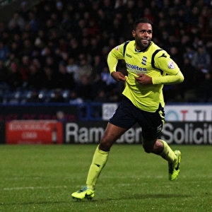 Birmingham City's Kyle Bartley: Celebrating the Goal Against Huddersfield Town in Sky Bet Championship