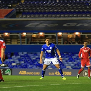 Robert Tesche Scores Birmingham City's Fourth Goal Against Crawley Town in Carabao Cup First Round