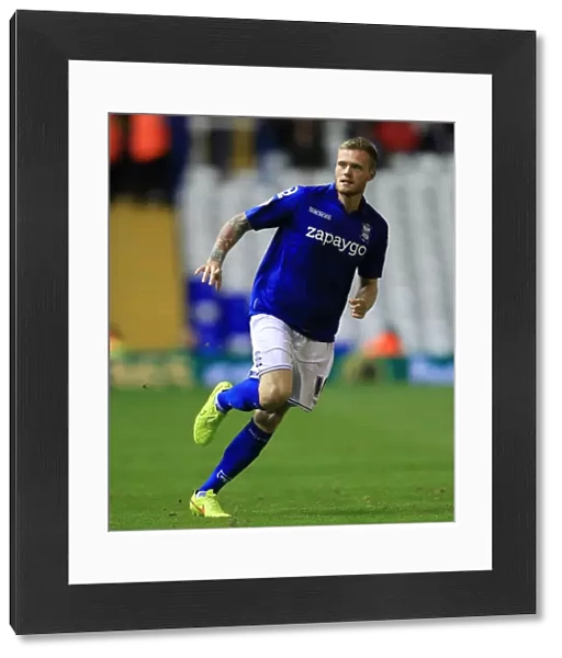 Denny Johnstone in Action: Birmingham City vs Ipswich Town, Sky Bet Championship at St. Andrew's