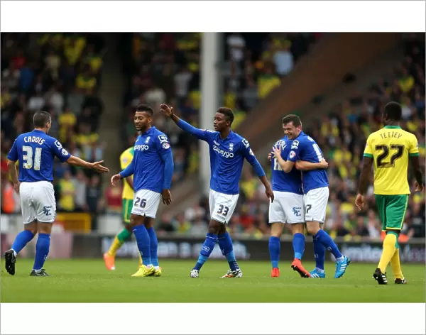 Birmingham City: Callum Reilly's Euphoric Goal Celebration vs. Norwich City (Sky Bet Championship)