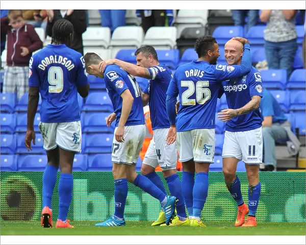 David Cotterill Scores First Goal for Birmingham City Against Fulham at St. Andrew's