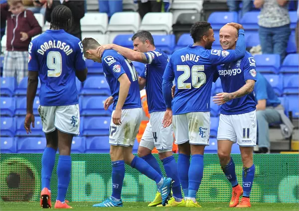 David Cotterill Scores First Goal for Birmingham City Against Fulham at St. Andrew's