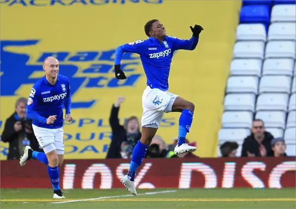 Demarai Gray Scores Birmingham City's Second Goal Against Reading in Sky Bet Championship Match