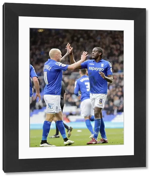 Birmingham City: Donaldson and Cotterill Celebrate First Goal Against Brentford (Sky Bet Championship)