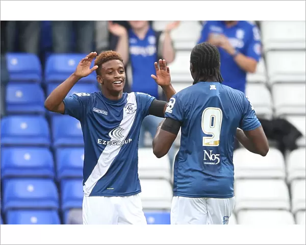 Demari Gray Scores Birmingham City's Second Goal in Pre-Season Friendly Against Leicester City (St. Andrew's)
