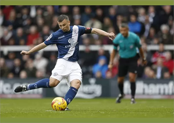 Paul Caddis Scores Penalty: Birmingham City's Second Goal Against Fulham (Sky Bet Championship)