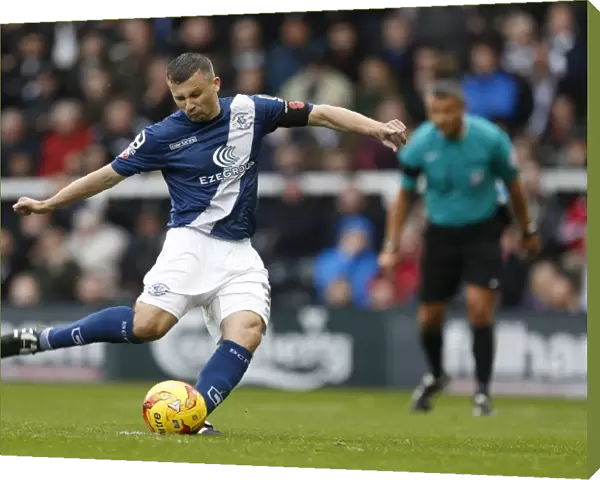 Paul Caddis Scores Penalty: Birmingham City's Second Goal Against Fulham (Sky Bet Championship)