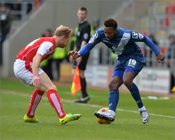 Chris Burke vs Jacques Maghoma: Intense Rivalry in the Sky Bet Championship Clash between Rotherham United and Birmingham City