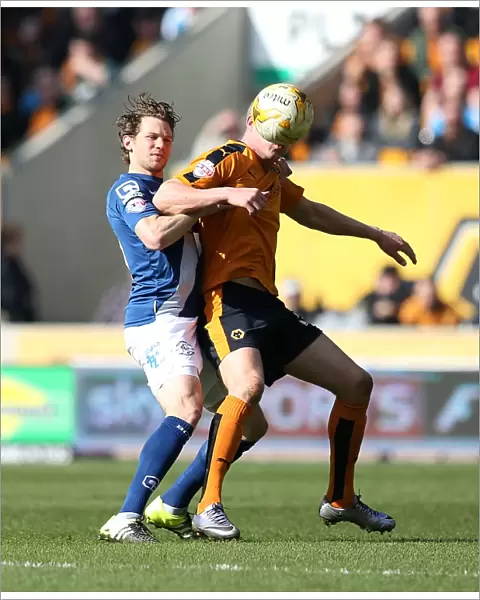 Battling for Supremacy: Spector vs. Sigurdarson in the Sky Bet Championship Clash between Wolves and Birmingham City at Molineux