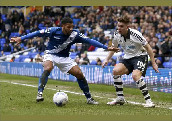 Birmingham City vs Fulham: Clash between Davis and Cairney in Sky Bet Championship