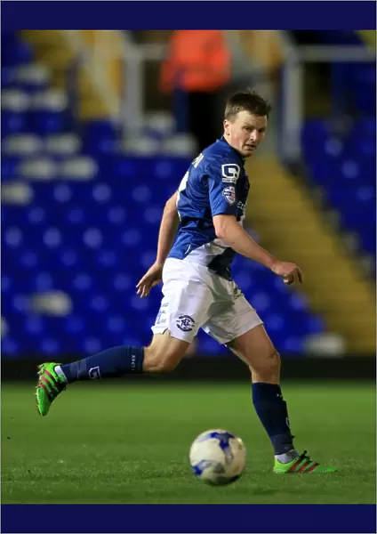 Stephen Gleeson in Action: Birmingham City vs Brighton and Hove Albion, Sky Bet Championship Match at St Andrews