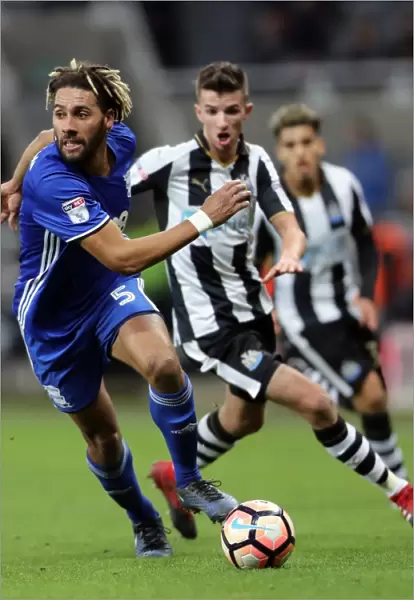 Ryan Shotton of Birmingham City in FA Cup Action at St. James Park Against Newcastle United