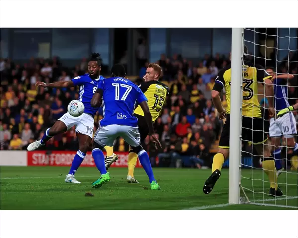 Jacques Maghoma Scores First Goal for Birmingham City against Burton Albion at Pirelli Stadium