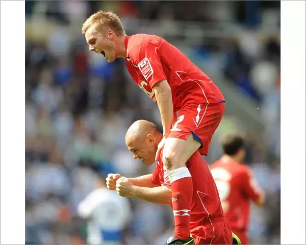 Birmingham City FC: Carr and O'Connor's Euphoric Promotion Moment at Madejski Stadium (2009)