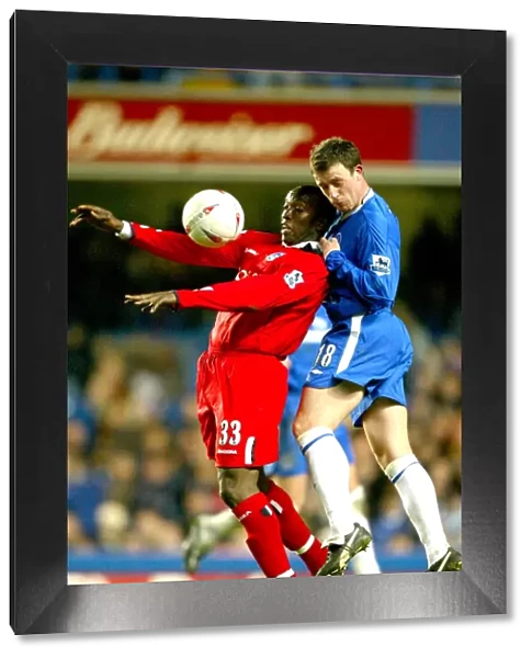 Clash of Titans: Dwight Yorke vs. Wayne Bridge in FA Cup Fourth Round Showdown (30-01-2005, Stamford Bridge)