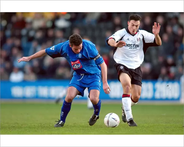 Battle for the Ball: Steed Malbranque vs. Jeff Kenna (FA Cup Third Round, Fulham vs. Birmingham City - 05-01-2003)