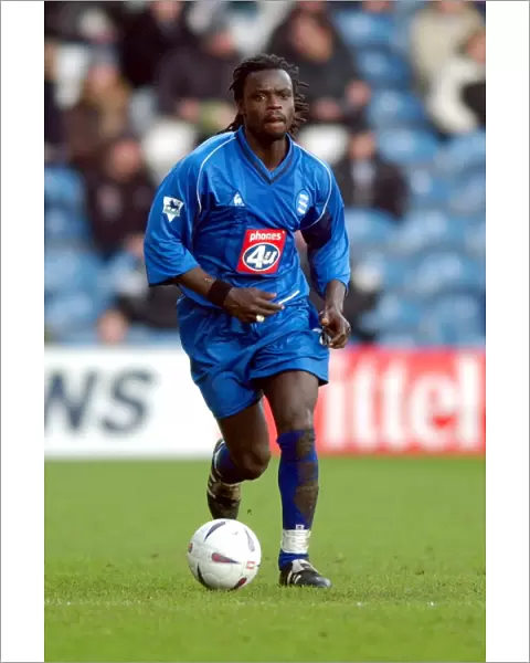 Determined Ferdinand Coly: A Standout Performance for Birmingham City in FA Cup Third Round vs. Fulham (05-01-2003)