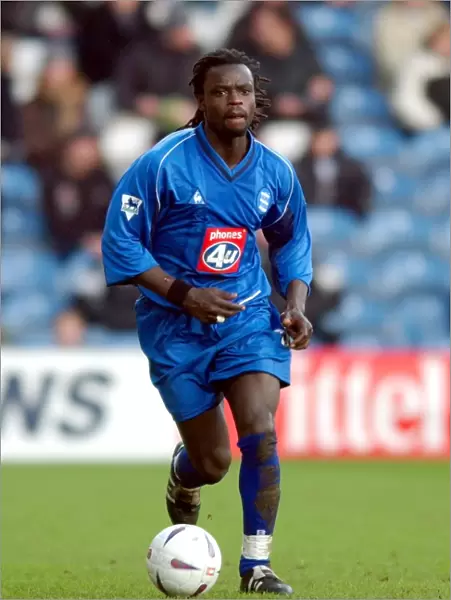 Determined Ferdinand Coly: A Standout Performance for Birmingham City in FA Cup Third Round vs. Fulham (05-01-2003)
