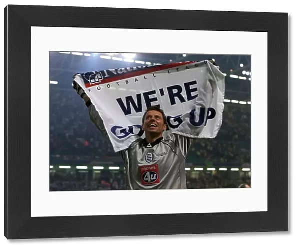 Birmingham City FC's Euphoric Promotion: Nico Vaesen Celebrates Penalty Shootout Triumph over Norwich City (2002)