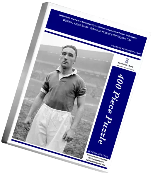 Wartime Clash: Fred Harris of Birmingham City vs. Tottenham Hotspur (Former Players) - South League