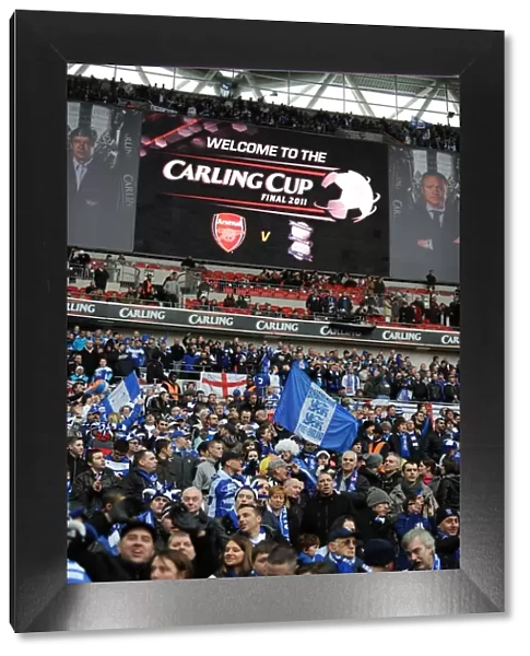 Birmingham City FC: Triumphant Moment at Wembley - Carling Cup Final vs. Arsenal: A Sea of Jubilant Fans