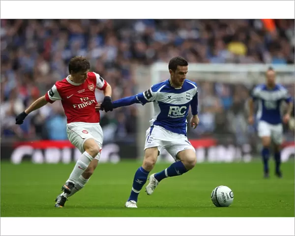 Battleground Wembley: Ferguson vs. Arshavin - Birmingham City vs. Arsenal in the Carling Cup Final: A Clash of Titans