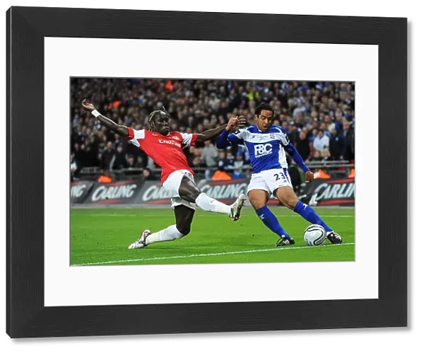 Battle at Wembley: Beausejour vs Sagna - Birmingham City vs Arsenal in the Carling Cup Final