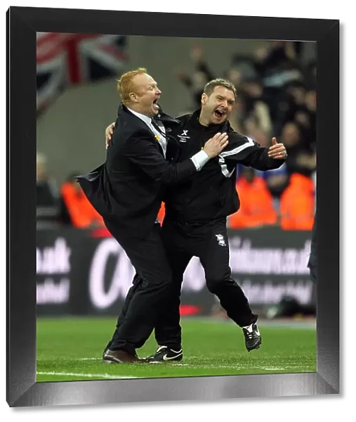 Euphoric Moment: McLeish and Grant's Unforgettable Goal Celebration - Birmingham City's Carling Cup Victory over Arsenal at Wembley Stadium