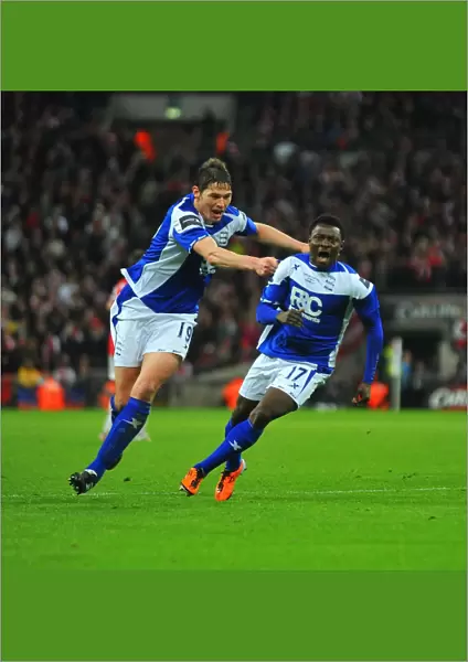 Obafemi Martins Thrilling Goal: Birmingham City's Carling Cup Final Victory over Arsenal at Wembley Stadium