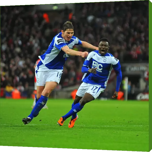 Obafemi Martins Thrilling Goal: Birmingham City's Carling Cup Final Victory over Arsenal at Wembley Stadium