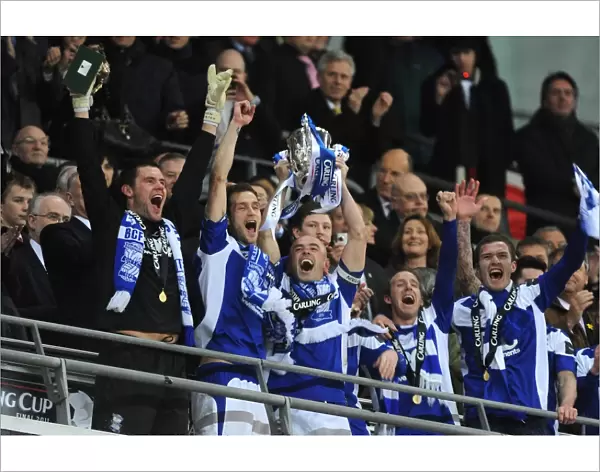 Stephen Carr Lifts the Carling Cup: Birmingham City's Historic Victory at Wembley Stadium