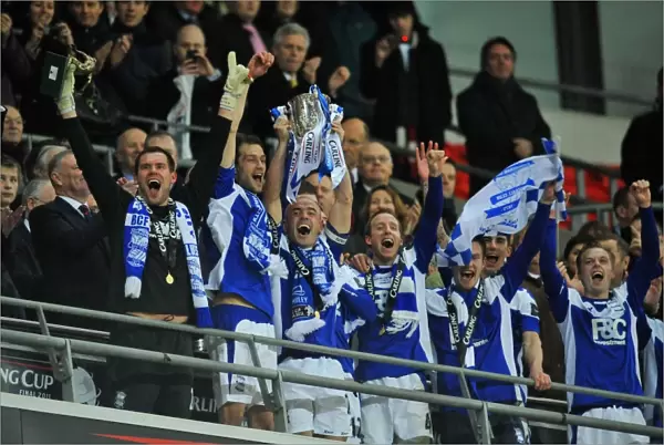 Stephen Carr's Triumph: Birmingham City FC Celebrates Carling Cup Victory at Wembley Stadium