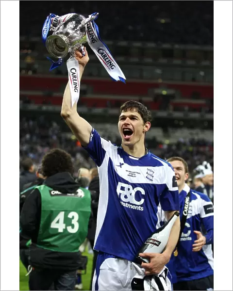 Birmingham City FC: Nikola Zigic Scores Historic Carling Cup-Winning Goal at Wembley - Trophy Lift