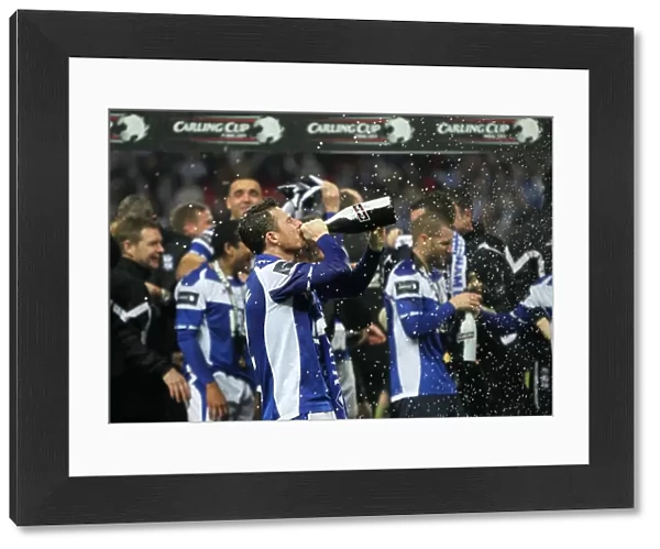 Barry Ferguson's Triumphant Moment: Birmingham City's Carling Cup Victory over Arsenal at Wembley Stadium