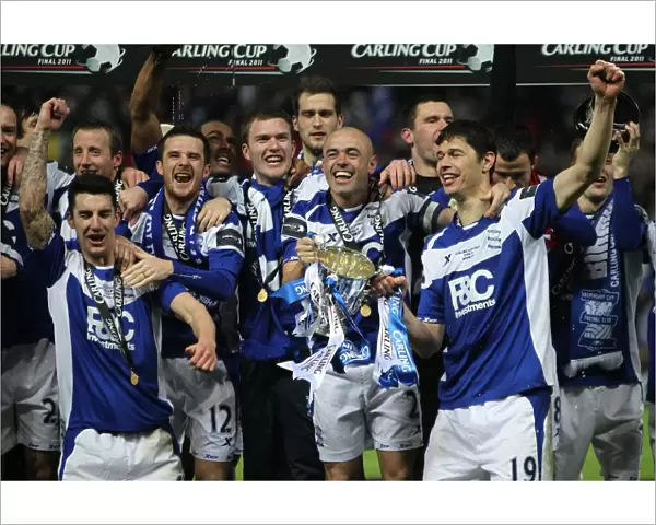Birmingham City FC: Triumphant in the Carling Cup Final at Wembley - Birmingham City Lift the Trophy Against Arsenal