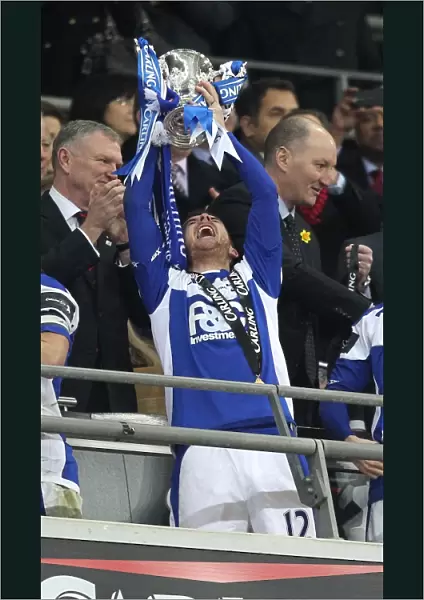 Birmingham City FC: Barry Ferguson Celebrates Carling Cup Victory at Wembley