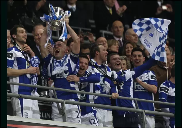 Birmingham City FC: Stephen Carr Celebrates Carling Cup Victory at Wembley Stadium