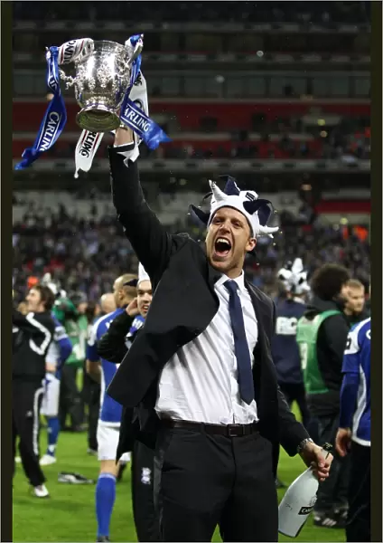 Birmingham City FC: Colin Doyle's Triumphant Hold of the Carling Cup - Celebrating Victory