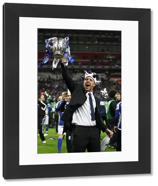 Birmingham City FC: Colin Doyle's Triumphant Hold of the Carling Cup - Celebrating Victory