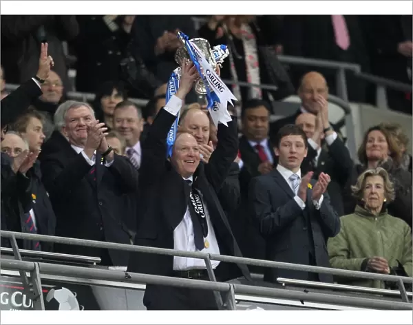 Birmingham City FC: Alex McLeish and Team Celebrate Carling Cup Victory at Wembley