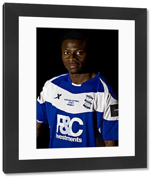 Carling Cup Final Preview: Obafemi Martins of Birmingham City at Photocall