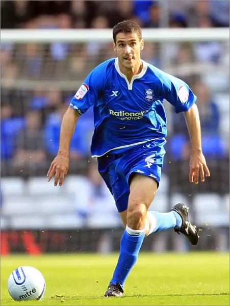 Pablo Ibanez in Action: Birmingham City vs Leicester City at St. Andrew's (Championship, 16-10-2011)