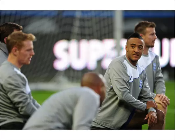 Birmingham City FC's Nathan Redmond in Focus at Jan Breydel Stadium: Preparing for UEFA Europa League Clash against Club Brugge