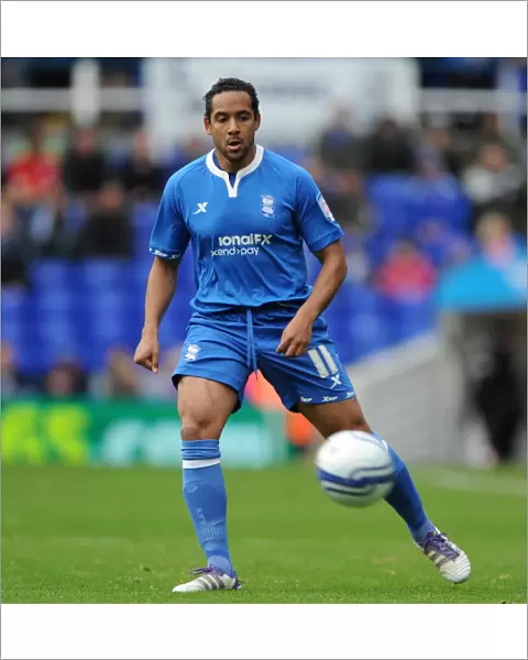 Jean Beausejour in Action: Birmingham City vs Brighton & Hove Albion, Npower Championship (2011)