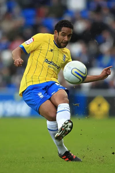 Jean Beausejour in Action: Birmingham City vs Cardiff City, Npower Championship (04-12-2011)