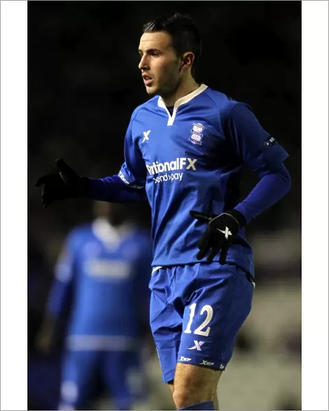 Jordan Mutch in Europa League Action: Birmingham City vs NK Maribor (December 15, 2011)