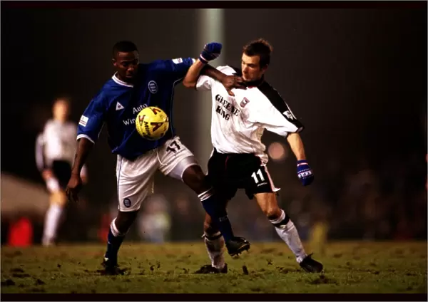 Johnson vs Stewart: A Clash in the 2001 Worthington Cup Semi-Finals - Birmingham City vs Ipswich Town