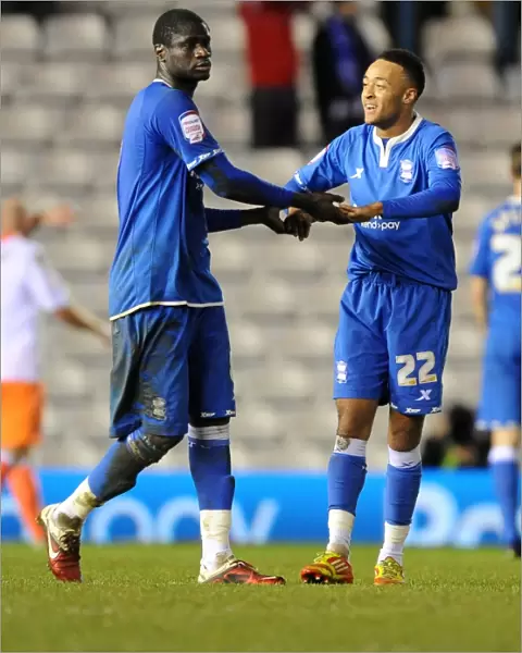 Birmingham City FC: Nathan Redmond and Guiranne N'Daw's Jubilant Moment as Championship Win over Blackpool is Secured