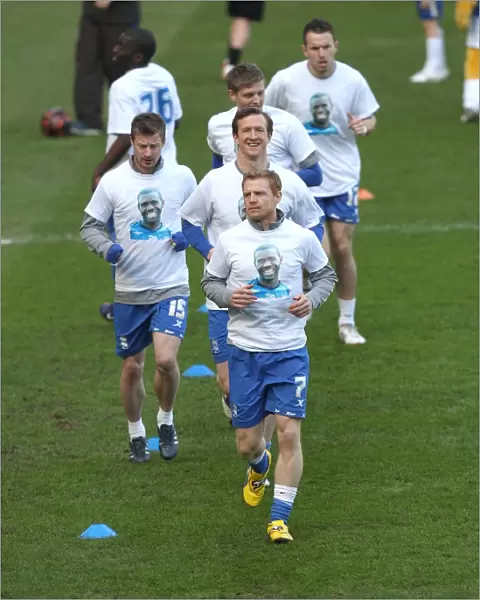 Birmingham City vs. Cardiff City: Pre-Match Warm-Up at St. Andrew's (Npower Championship, 25-03-2012)